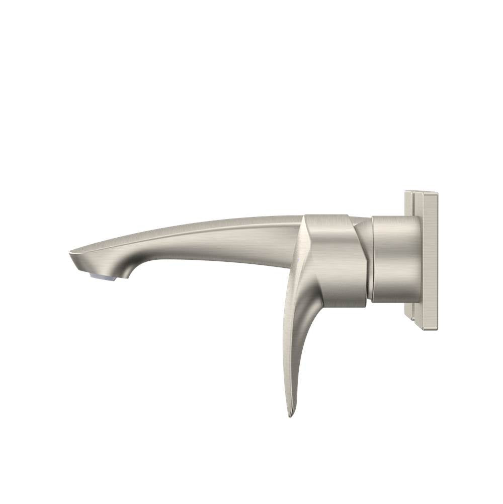 Toto Gm 1.2 Gpm Wall-Mount Single-Handle Bathroom Faucet With Comfort Glide Technology, Brushed Nickel