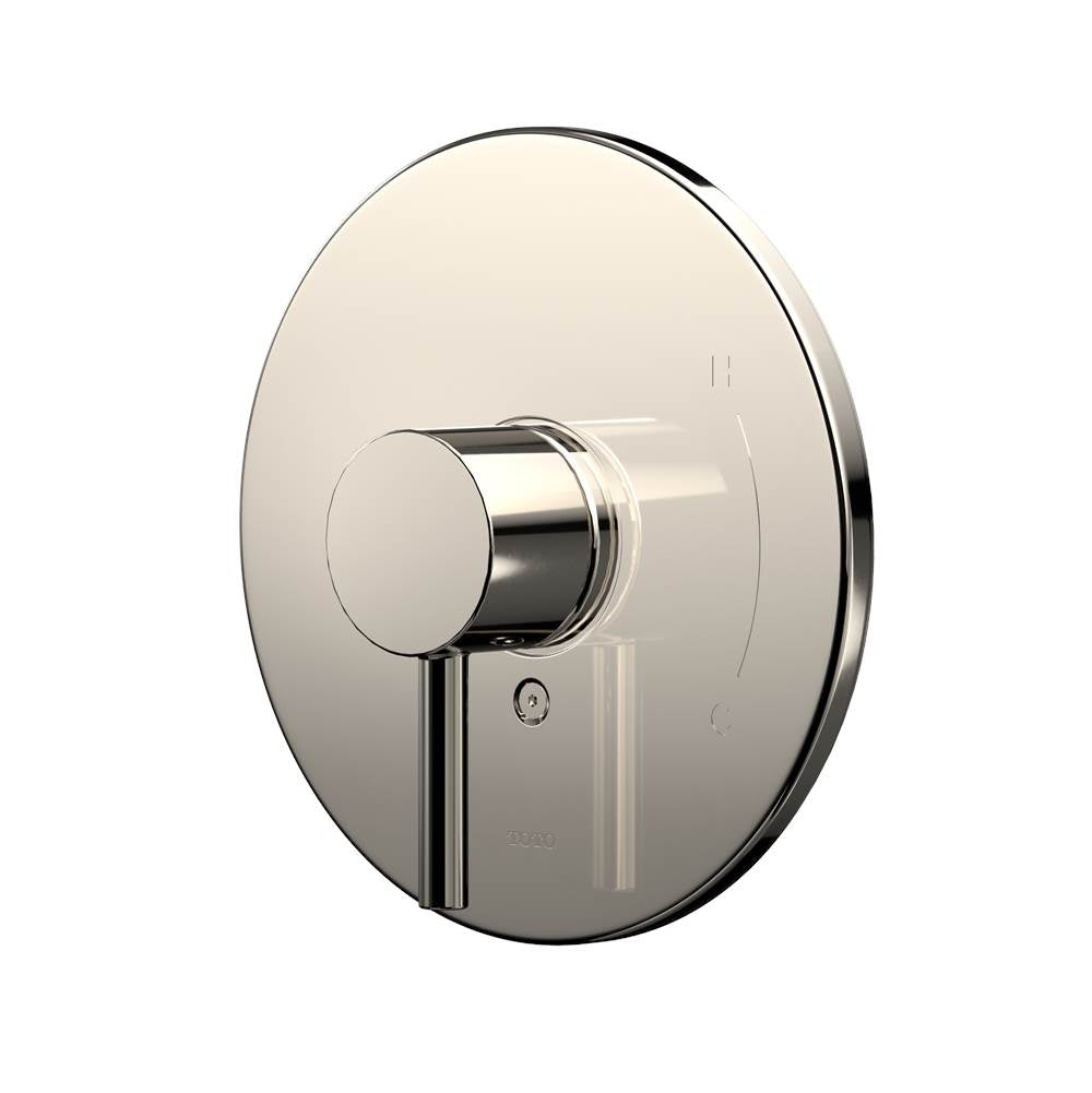 TOTO - Toto Round Pressure Balance Valve Shower Trim, Polished Nickel - Polished Nickel