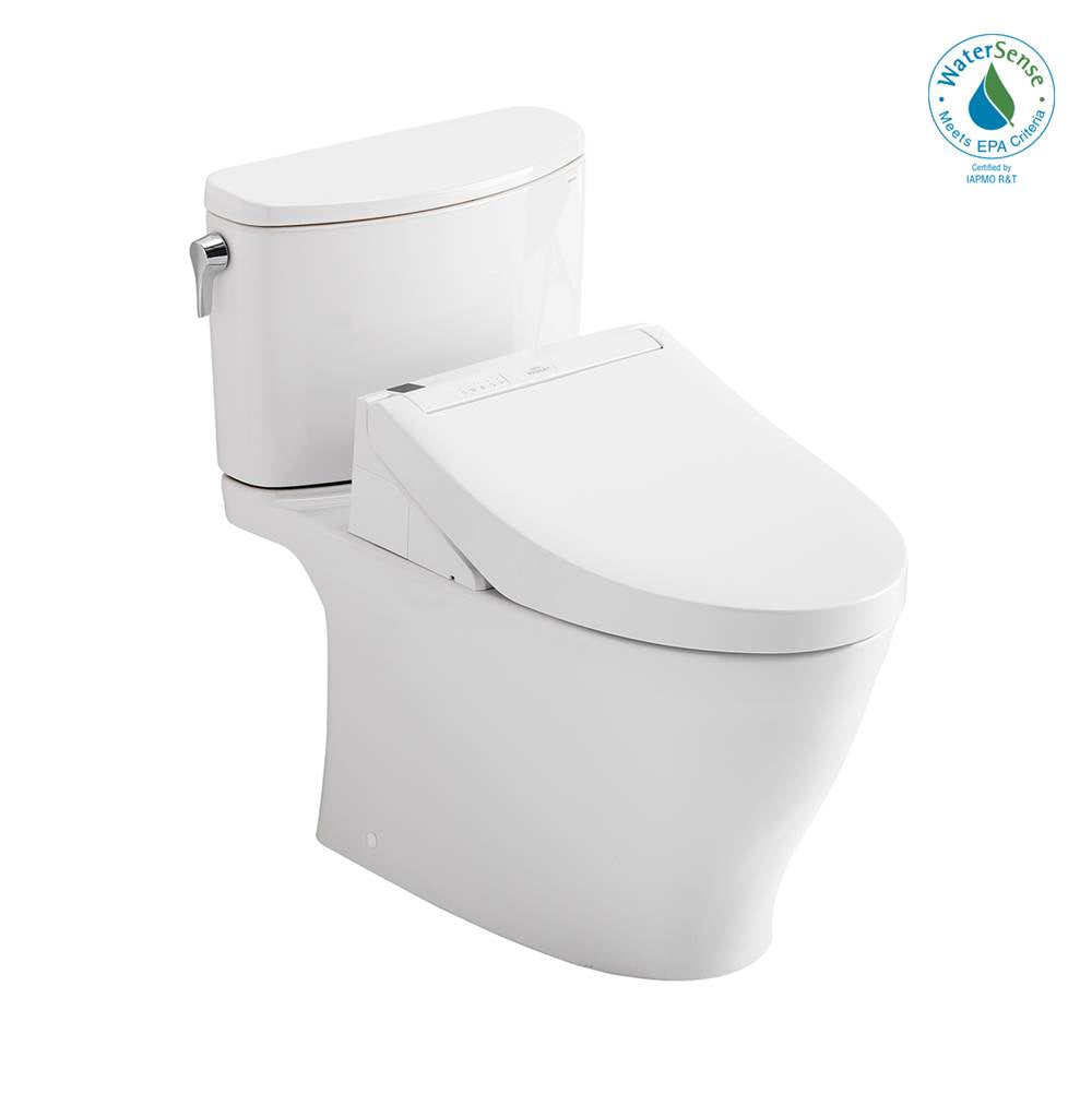 TOTO - Toto Washlet+ Nexus 1G Two-Piece Elongated 1.0 Gpf Toilet With C5 Bidet Seat, Cotton White - Cotton White