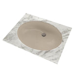 Toto Dantesca Oval Undermount Bathroom Sink With Cefiontect, Cotton White