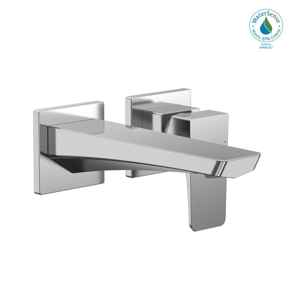 TOTO - Toto Ge 1.2 Gpm Wall-Mount Single-Handle Bathroom Faucet With Comfort Glide Technology, Polished Chrome - Polished Chrome
