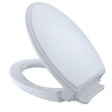 TOTO - TOTO Traditional SoftClose Slow Close Elongated Toilet Seat and Lid, Cotton White - Cotton White