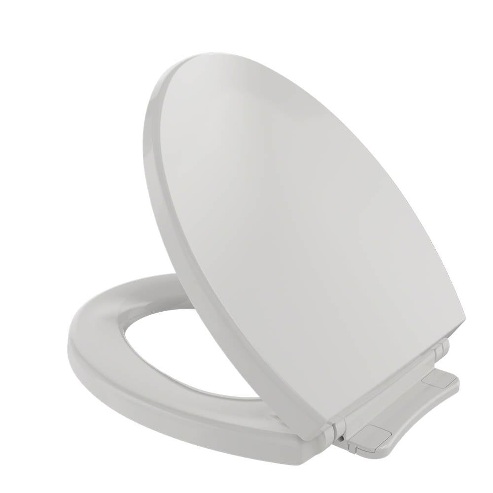 TOTO - TOTO SoftClose Slow Close Round Toilet Seat and Lid, Colonial White - Colonial White