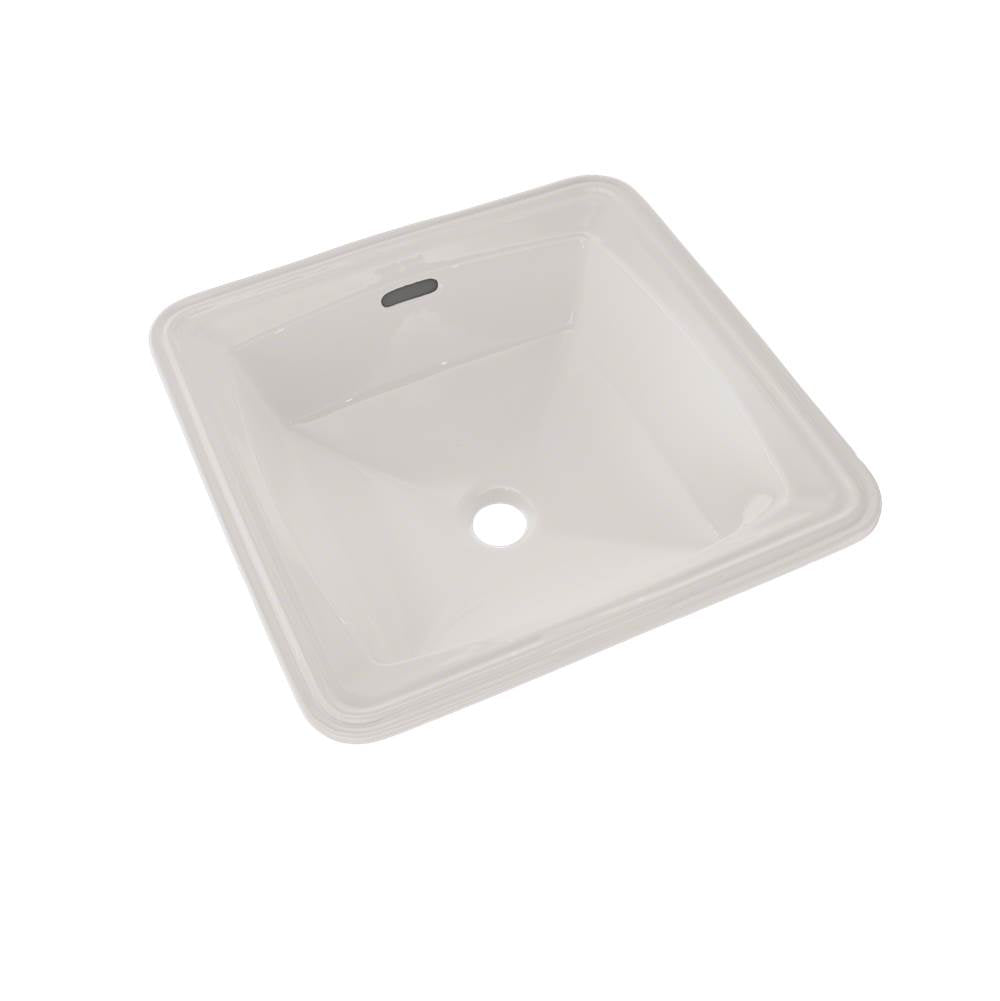 TOTO - Toto ConnellyE Square Undermount Bathroom Sink With Cefiontect, Colonial White - Colonial White