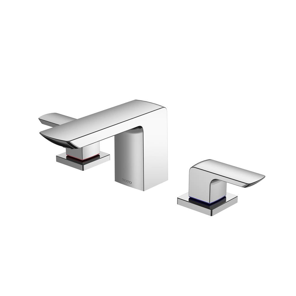 Toto Gr Series 1.2 Gpm Two Handle Widespread Bathroom Sink Faucet With Drain Assembly, Brushed Nickel