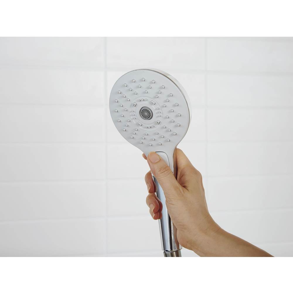 Toto G Series 1.75 Gpm Multifunction 4 Inch Round Handshower With Active Wave, Comfort Wave, And Warm Spa, Brushed Nickel