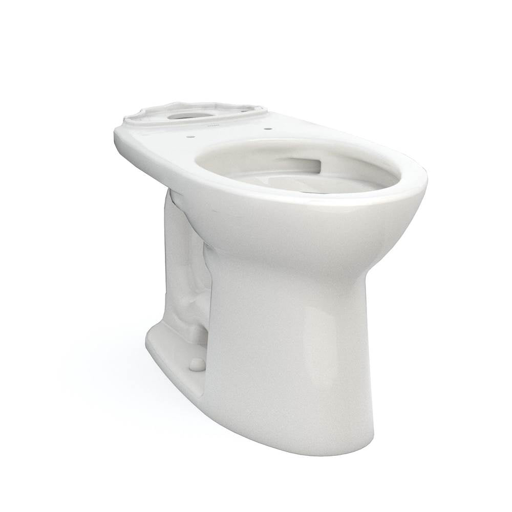 TOTO - Toto Drake Elongated Tornado Flush Toilet Bowl With Cefiontect, Colonial White - Colonial White