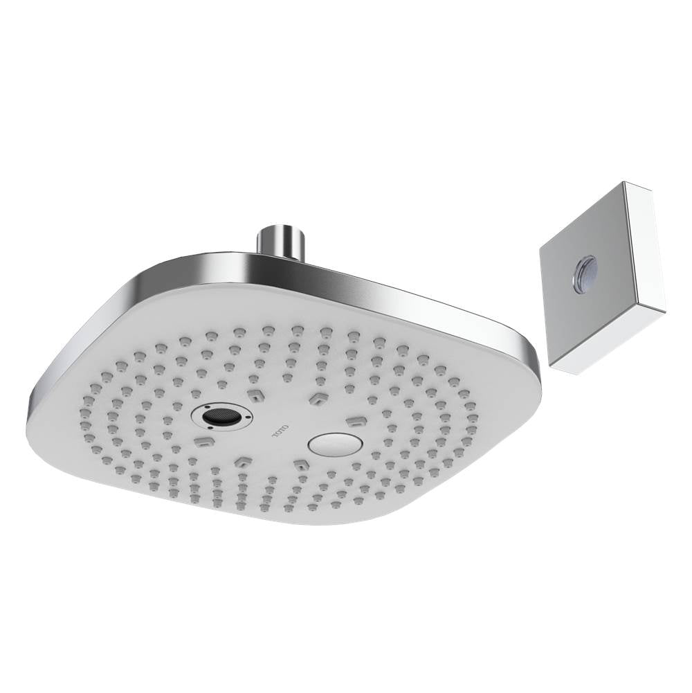 TOTO - Toto G Series 2.5 Gpm Multifunction 8.5 Inch Square Showerhead With Comfort Wave And Warm Spa, Polished Chrome - Polished Chrome