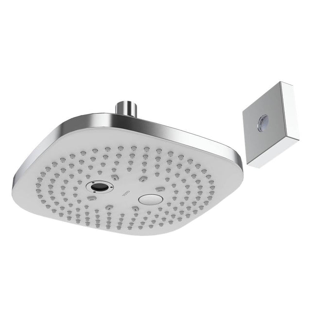 TOTO - Toto G Series 2.5 Gpm Multifunction 8.5 Inch Square Showerhead With Comfort Wave And Warm Spa, Polished Chrome - Polished Chrome