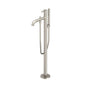 TOTO - TOTO GB Freestanding Bathroom Tub Filler with COMFORT GLIDEE and COMFORT WAVEE, Brushed Nickel - Brushed Nickel