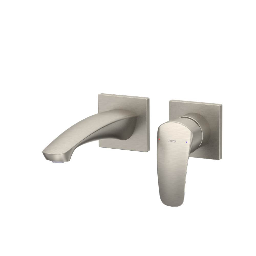 Toto Gm 1.2 Gpm Wall-Mount Single-Handle Bathroom Faucet With Comfort Glide Technology, Brushed Nickel