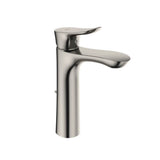Toto Go 1.2 Gpm Single Handle Semi-Vessel Bathroom Sink Faucet With Comfort GlideE Technology, Brushed Nickel