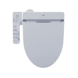 TOTO - TOTO C100 WASHLET+ Ready Electronic Bidet Toilet Seat with PREMISTE, Elongated, Cotton White - Cotton