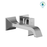TOTO - Toto Gc 1.2 Gpm Wall-Mount Single-Handle Long Bathroom Faucet With Comfort Glide Technology, Polished Chrome - Polished Chrome