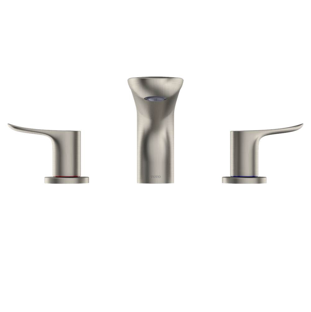 Toto Go Two-Handle Deck-Mount Roman Tub Filler Trim, Brushed Nickel