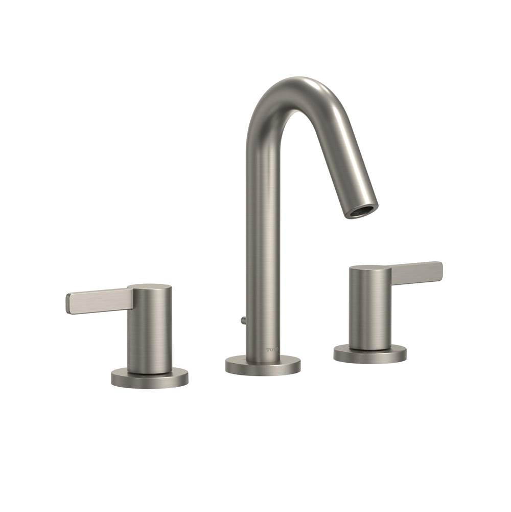 TOTO - Toto Gf Series 1.2 Gpm Two Lever Handle Widespread Bathroom Sink Faucet, Brushed Nickel - Brushed Nickel