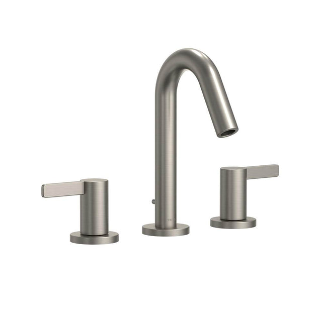 TOTO - Toto Gf Series 1.2 Gpm Two Lever Handle Widespread Bathroom Sink Faucet, Brushed Nickel - Brushed Nickel