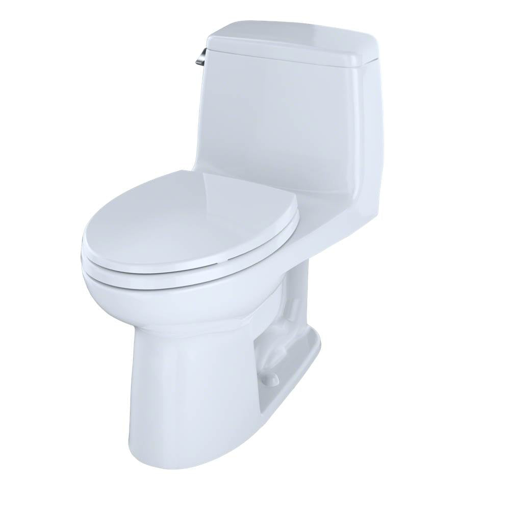 TOTO Eco UltraMax One-Piece Elongated 1.28 GPF Toilet with CEFIONTECT, Cotton White