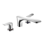 TOTO - Toto Go Two-Handle Deck-Mount Roman Tub Filler Trim, Polished Chrome - Polished Chrome