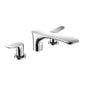 TOTO - Toto Go Two-Handle Deck-Mount Roman Tub Filler Trim, Polished Chrome - Polished Chrome