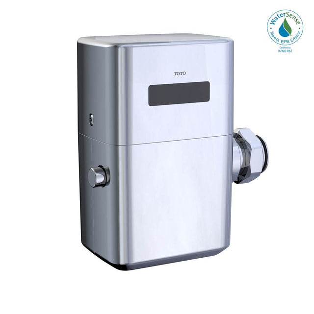 TOTO - ECOPOWER Touchless 1.0 GPF High- Efficiency Toilet Flushometer Valve with 24 Inch Vacuum Breaker Set, Polished Chrome - Polished Chrome