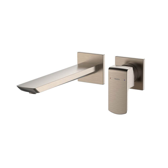 TOTO - Toto Gr 1.2 Gpm Wall-Mount Single-Handle Bathroom Faucet With Comfort GlideE Technology, Brushed Nickel - Brushed Nickel