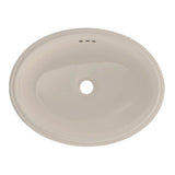 Toto Dartmouth 18-3/4'' X 13-3/4'' Oval Undermount Bathroom Sink, Cotton White
