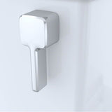 Toto Connelly Two-Piece Elongated Dual-Max 1.28 And 0.9 Gpf Universal Height Toilet With Cefiontect And Right Lever, Colonial White