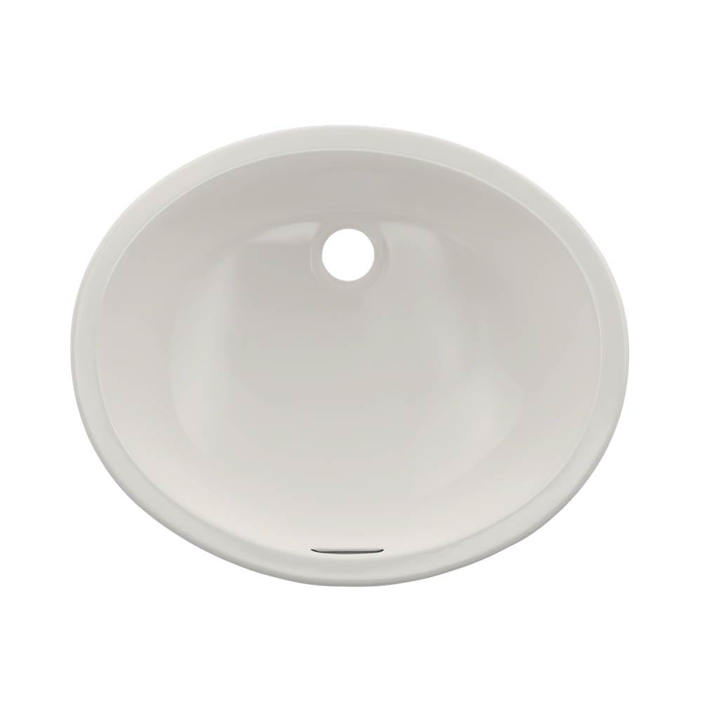 Toto Rendezvous Oval Undermount Bathroom Sink With Cefiontect, Cotton White