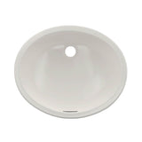 Toto Rendezvous Oval Undermount Bathroom Sink With Cefiontect, Cotton White