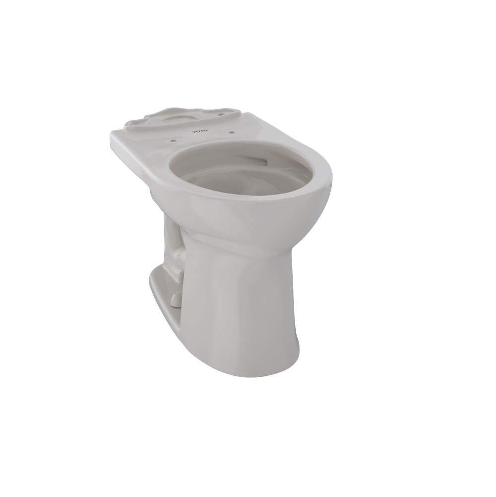 Toto Drake II Universal Height Round Toilet Bowl With Cefiontect, Cotton White