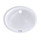 Toto Dantesca Oval Undermount Bathroom Sink With Cefiontect, Cotton White