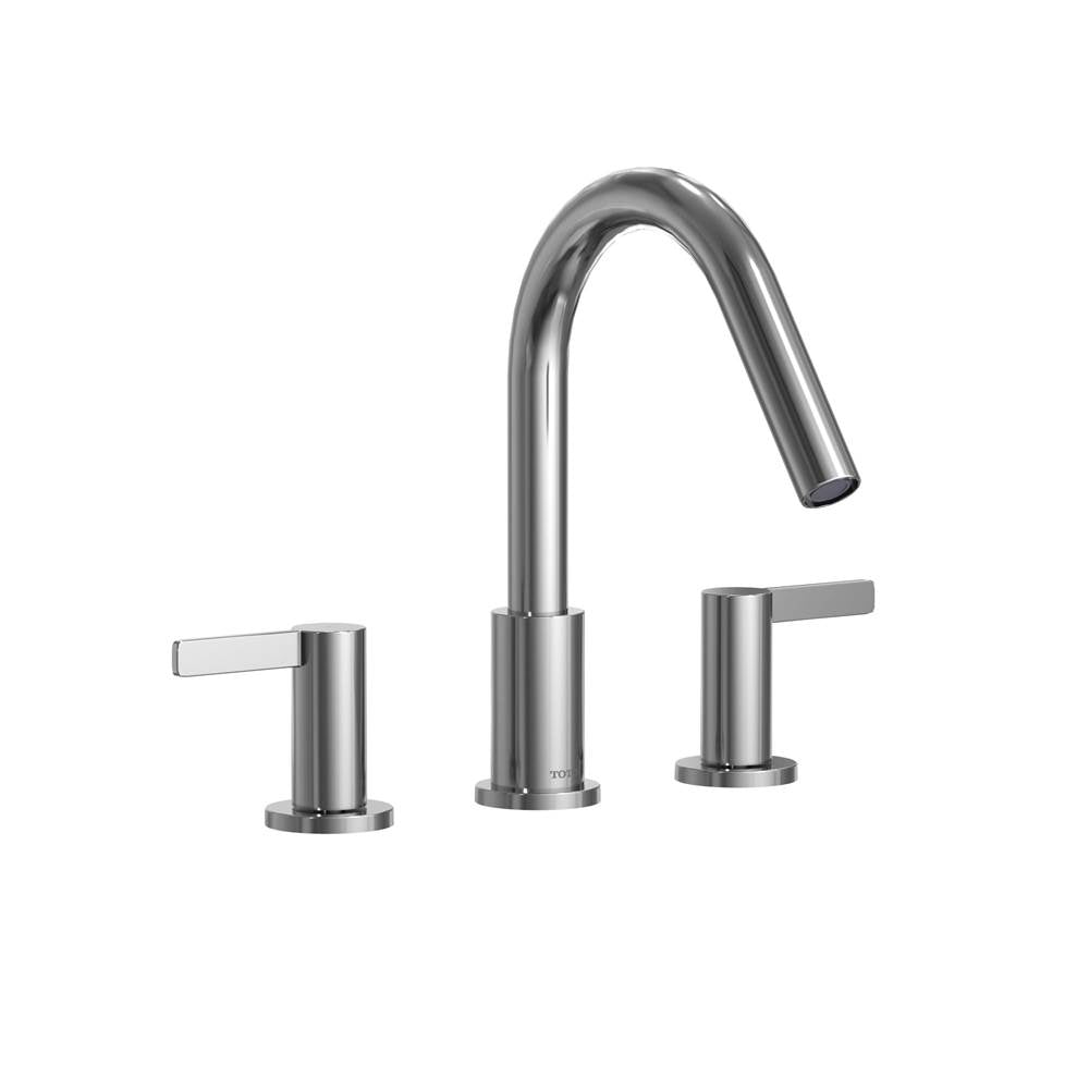 TOTO - Toto Gf Two Lever Handle Deck-Mount Roman Tub Filler Trim, Polished Chrome - Polished Chrome