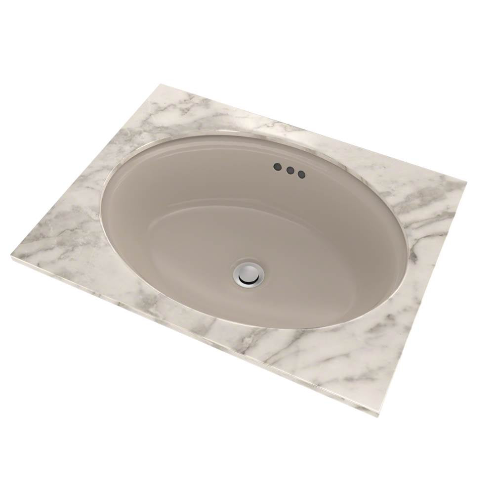 Toto Dartmouth 18-3/4'' X 13-3/4'' Oval Undermount Bathroom Sink, Cotton White