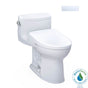 TOTO - TOTO WASHLET plus Supreme II One-Piece Elongated 1.28 GPF Toilet and WASHLET plus S7A Contemporary Bidet Seat, Cotton White - MW6344736CEFGNo.01 - Cotton White