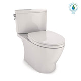 TOTO - TOTO Nexus 1G Two-Piece Elongated 1.0 GPF Universal Height Toilet with CEFIONTECT and SS124 SoftClose Seat, WASHLET+ Ready, Colonial White - Colonial White