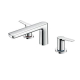 TOTO - Toto Gs Two-Handle Deck-Mount Roman Tub Filler Trim, Polished Chrome - Polished Chrome