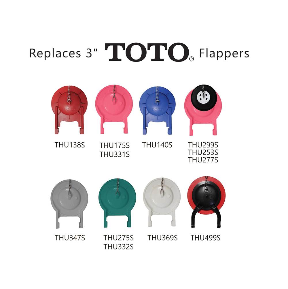 Toto Replacement Flapper For Select Toto 3 Inch Flush Valve Tanks
