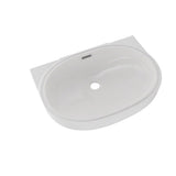 TOTO - Toto Oval 19-11/16'' X 13-3/4'' Undermount Bathroom Sink With Cefiontect, Colonial White - Colonial White