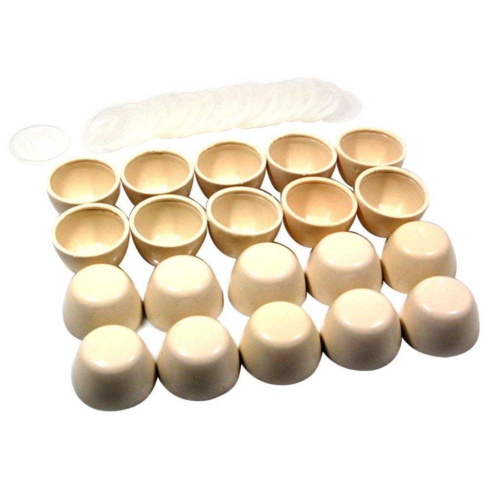 TOTO - Bolt Cap Set (10 Sets Ea) Toilets & Bt500A/500B Bone - Bone