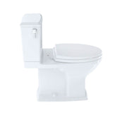 Toto Connelly Two-Piece Elongated Dual-Max, Dual Flush 1.28 And 0.9 Gpf Universal Height Toilet, Ebony