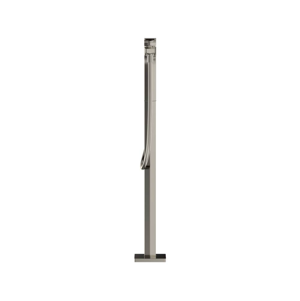 Toto Ge Single-Handle Free Standing Tub Filler With Handshower, Brushed Nickel