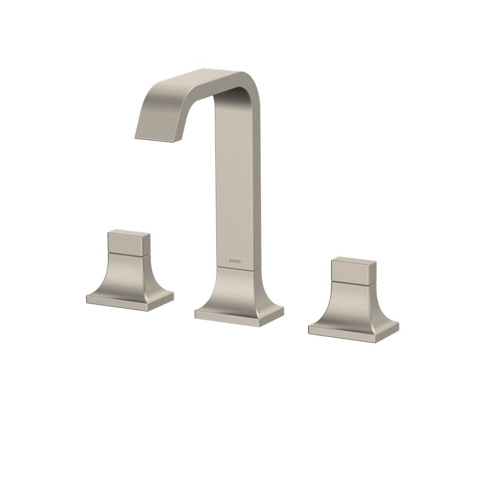 Toto Gc 1.2 Gpm Two Handle Widespread Bathroom Sink Faucet, Brushed Nickel