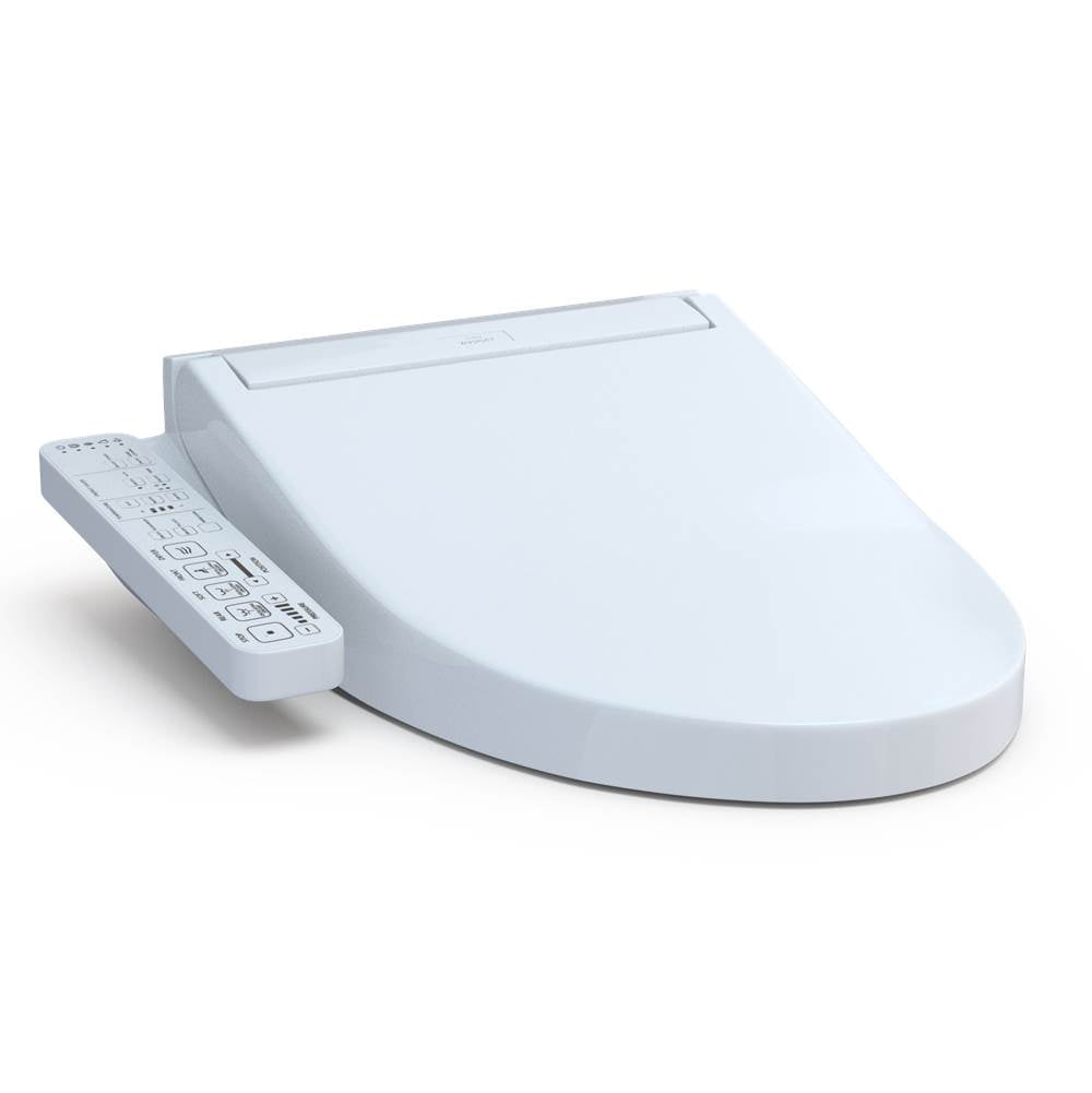 TOTO - TOTO C2 WASHLET+ Ready Electronic Bidet Toilet Seat with PREMIST and EWATER+ Wand Cleaning, Elongated, Cotton White - Cotton White