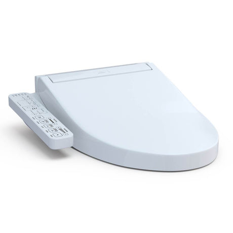 TOTO - TOTO C2 WASHLET+ Ready Electronic Bidet Toilet Seat with PREMIST and EWATER+ Wand Cleaning, Elongated, Cotton White - Cotton White
