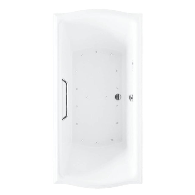TOTO - Acrylic Airbath Clayton 7236 Cotton Pn Grab Bar L Blower - Cotton