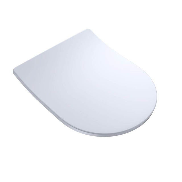 TOTO - TOTO RP Compact SoftClose Slow Close Elongated Toilet Seat and Lid, Cotton White - Cotton White