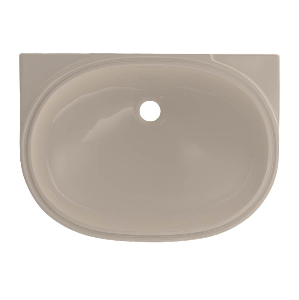Toto Oval 19-11/16'' X 13-3/4'' Undermount Bathroom Sink With Cefiontect, Cotton White