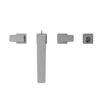 Toto Ge Two-Handle Deck-Mount Roman Tub Filler Trim With Handshower, Brushed Nickel