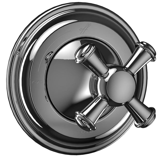TOTO - Trim Vivian Volume Control Cross Handle - Brushed Nickel